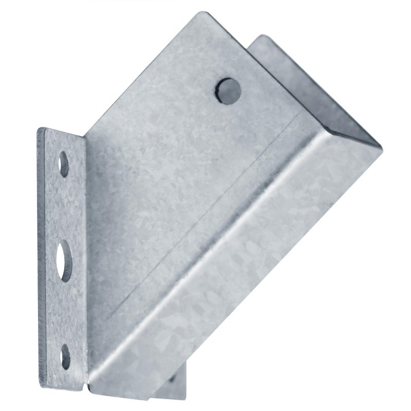 GBGS 10 Pack 45-Degree Post and Beam Knee Bracket for 2x4 Post,Inner Width:1-1/2"",14 Gauge(2mm Thick ) 45Angle Pergola Support Bracket - Image 1
